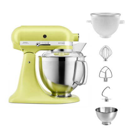 KitchenAid 4,8 L 5KSM185 Artisan Küchenmaschine Icelover Eiszubereiter 5KSMICM