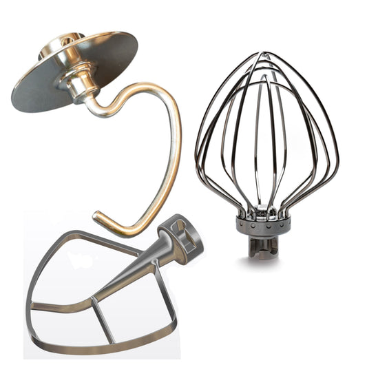 Tschimm Set Kitchen Royale Flachrührer+Knethaken+Schneebesen KI