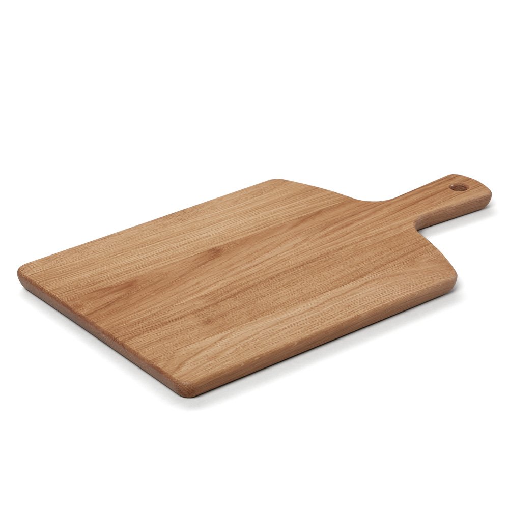 BREKA Rustikales Servier- und  Schneidebrett Eiche