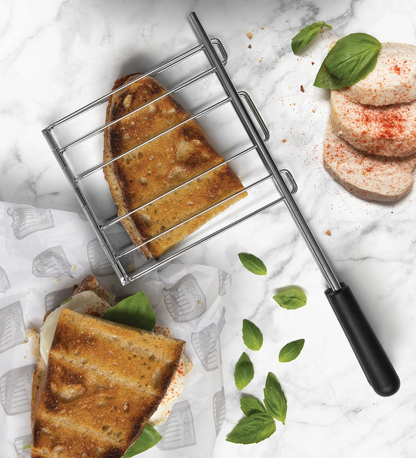 Dualit Toaster Paket 2, 2er Toaster mit Brötchenaufsatz und Sandwichzange