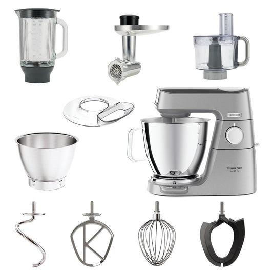 Kenwood Chef Baker XL 7 l, Titanium Silber KVL85.594SI